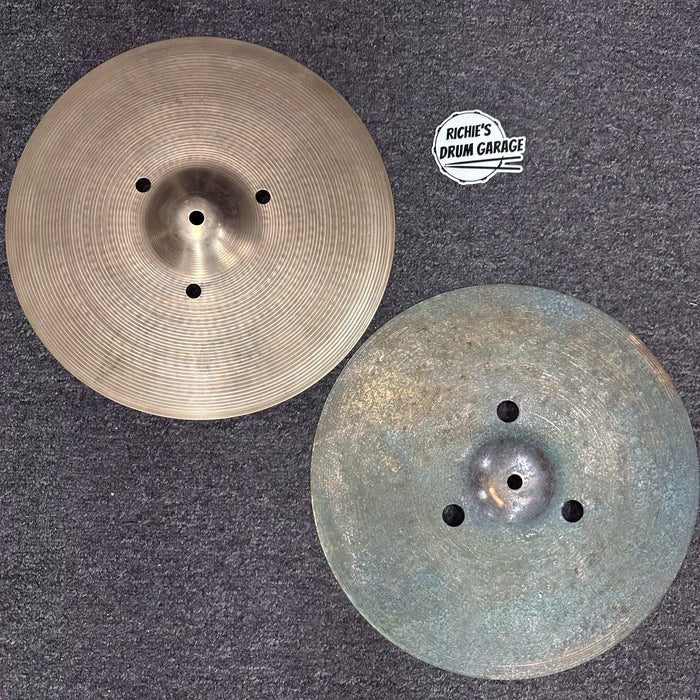 Custom Cymbal Works 14" Hi Hat Cymbals - FREE SHIPPING