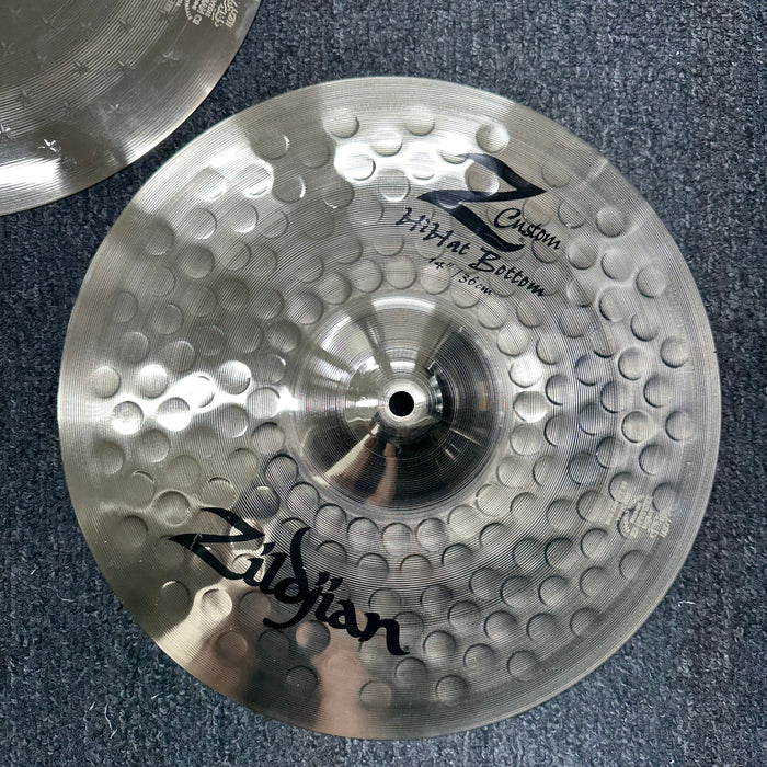 Zildjian 14" Z Custom Hi Hat Cymbals - Free Shipping