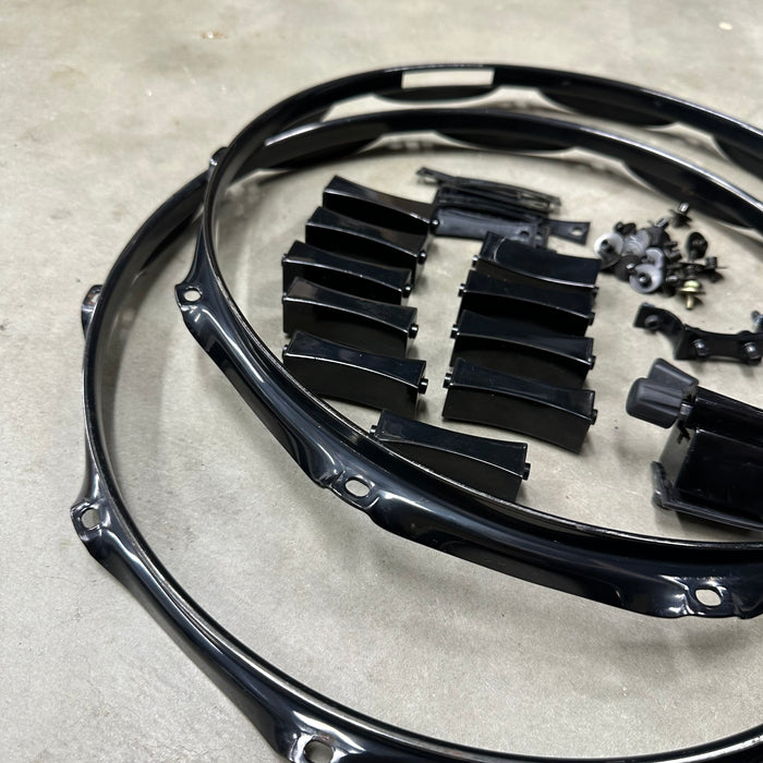 Pork Pie Snare Drum Complete Hardware Set - Free Shipping
