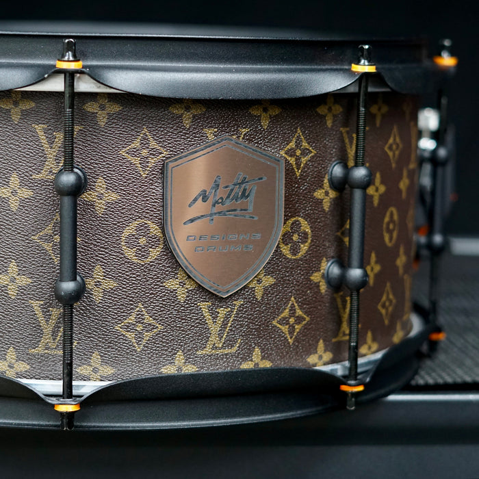 SJC Patherfinder Maple/Hybrid Snare Drum - Matty Custom Designs - 14" x 6.5"