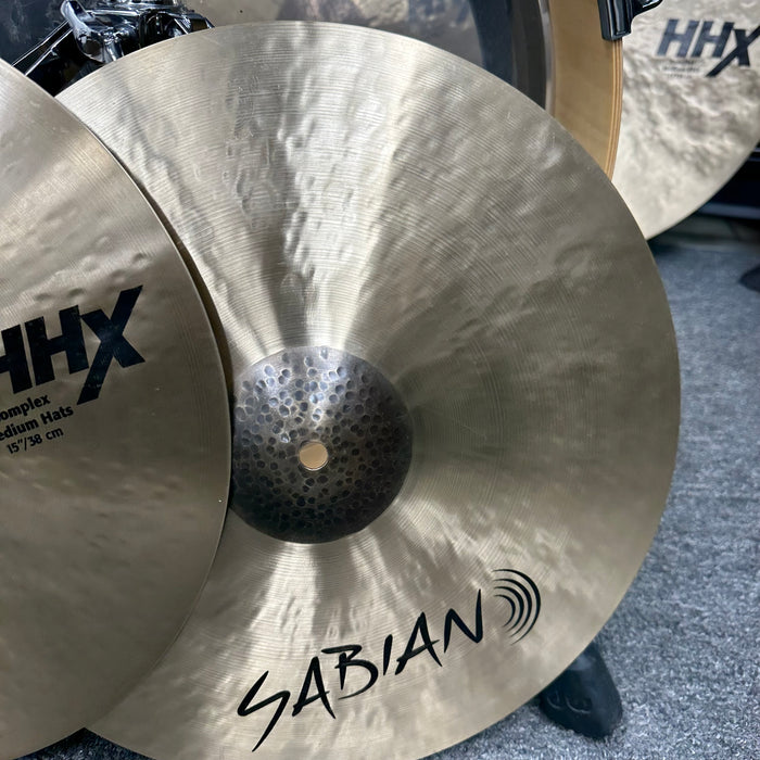 Sabian 15” HHX Complex Medium Hi Hat Cymbals - Free Shipping