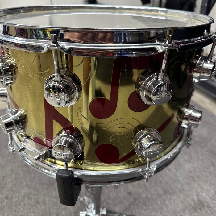 Herch Percussion Custom Brass Snare Drum - 14" x 8"
