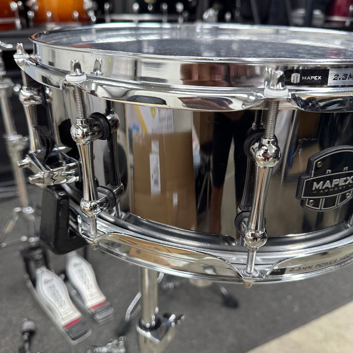 Mapex Armory Tomahawk Steel Snare Drum - 14" x 5.5"