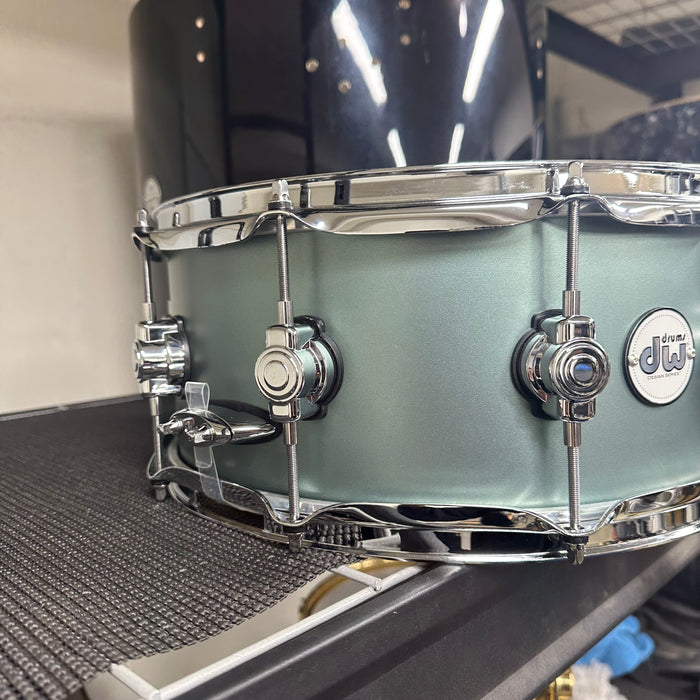 DW Design Series Snare Drum - Blue Slate - 14" x 6"