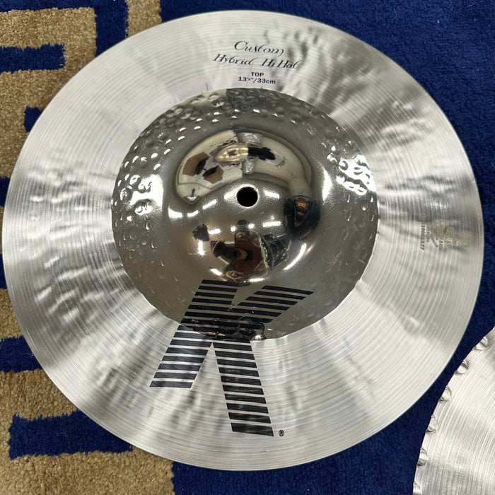 Zildjian 13.25" K Custom Hybrid Hi Hat Pair - Free Shipping