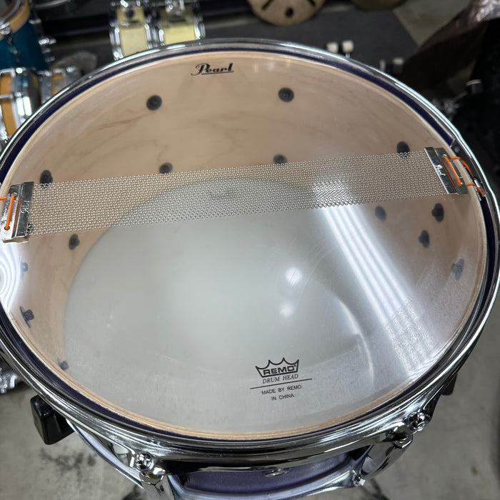 Pearl Modern Utility Maple Snare Drum - Custom Purple Sparkle - 14" x 6.5"