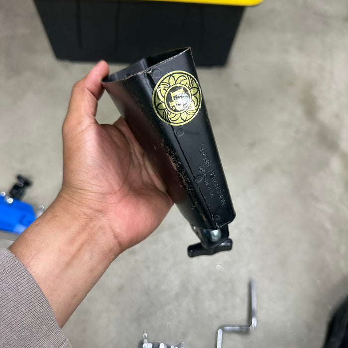 LP 204A 5" Black Beauty Cowbell W/ Attachment - Free Shipping