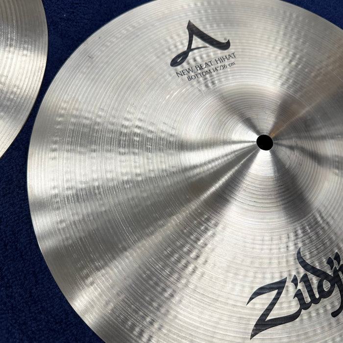 Zildjian 14" A Series New Beat Hi Hat Cymbals - Free Shipping