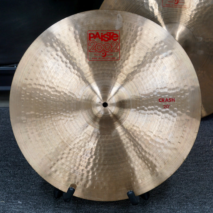 Paiste 20" 2002 Series Crash Cymbal - Free Shipping