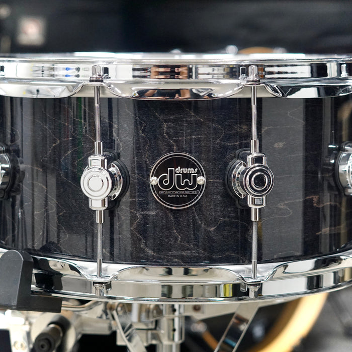 DW Performance Snare Drum - Ebony Stain Lacquer - 14" x 6.5"