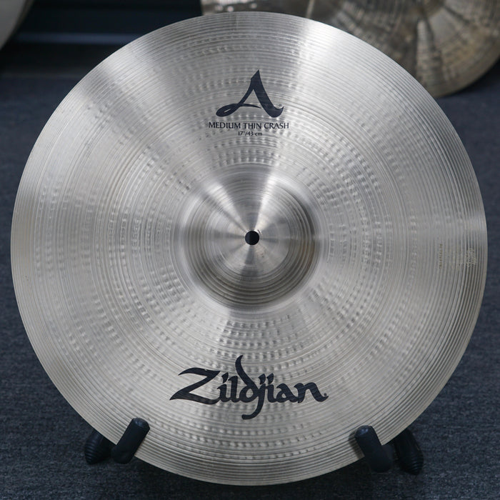 Zildjian 17" A Series Medium Thin Crash Cymbal - Free Shipping