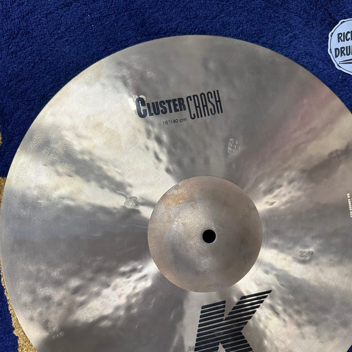 Zildjian 16" K Cluster Crash Cymbal - Free Shipping