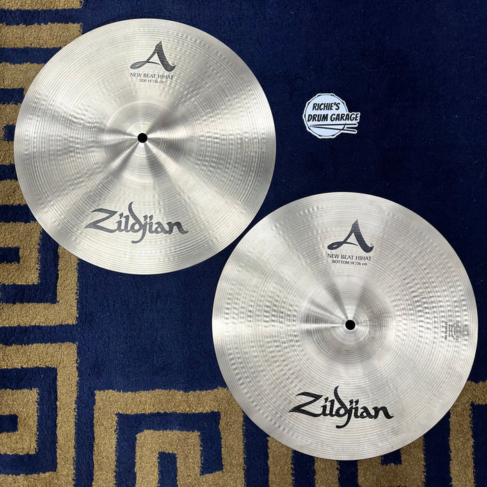 Zildjian 14" A Series New Beat Hi Hat Cymbals - Free Shipping