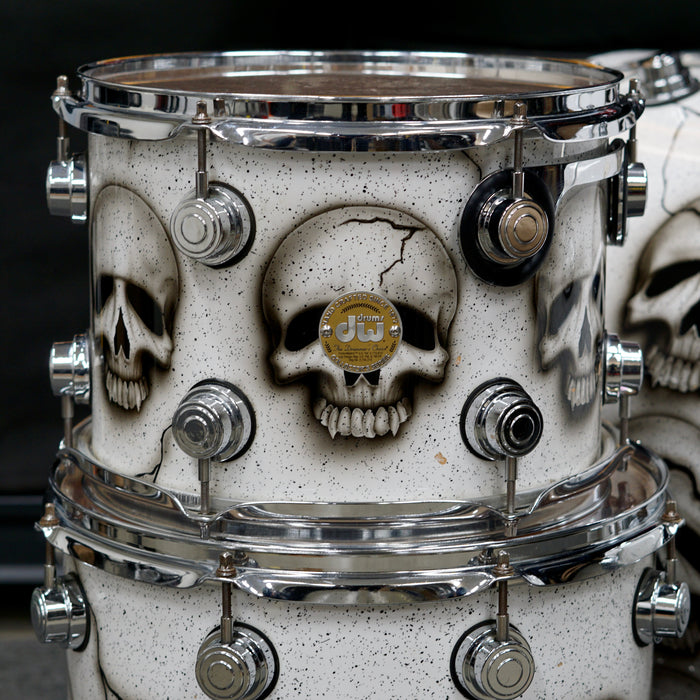 DW Collector's Series Custom 3 Piece Drum Set - Skulls - 12/14/22