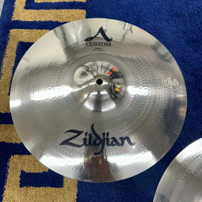 Zildjian 14" A Custom Hi Hat Cymbals - Free Shipping