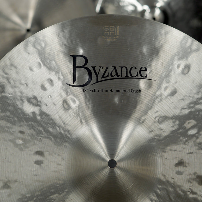 Meinl 18" Byzance Extra Thin Hammered Crash Cymbal - Free Shipping