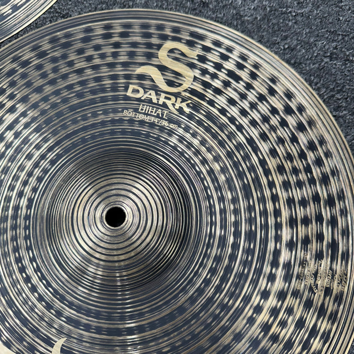 Zildjian 14" S Series Dark Hi Hat Cymbals - Free Shipping
