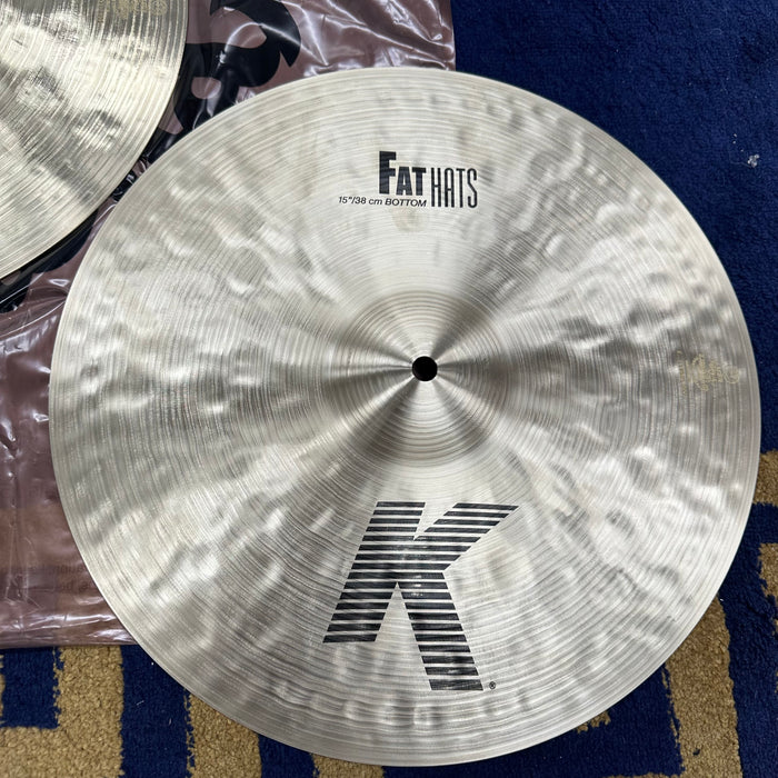 Zildjian 15" K Series Fat Hi Hat Cymbals - Free Shipping