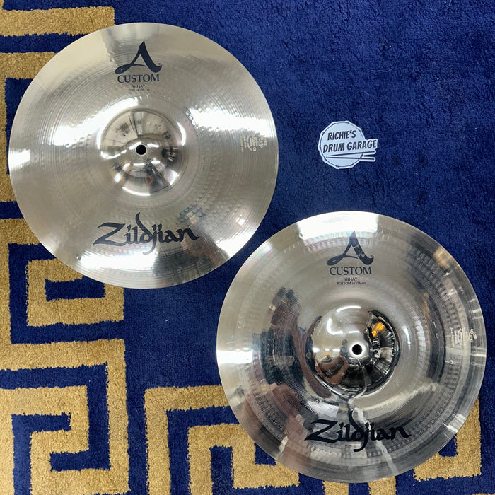 Zildjian 14" A Custom Hi Hat Cymbals - Free Shipping