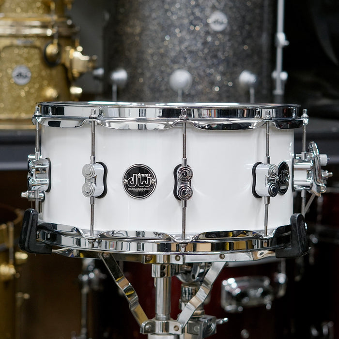 DW Performance Series Snare Drum - Pearlescent White Sparkle - 14" x 6.5"