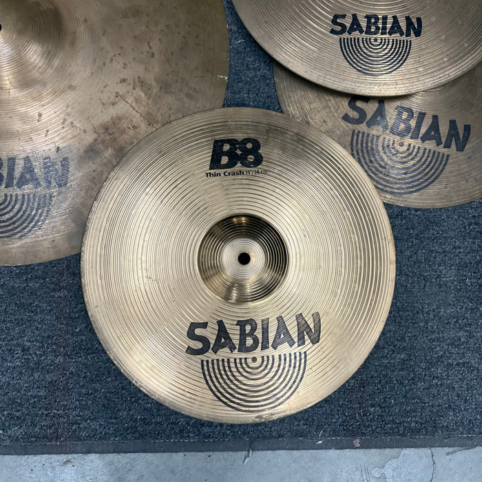 Sabian B8 Cymbal Set - 14"HH/14"C/20"R - Free Shipping