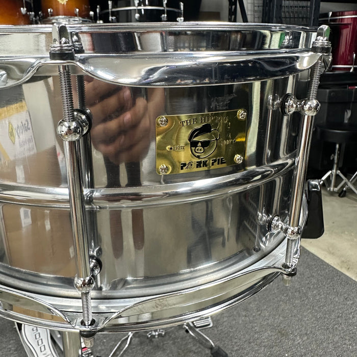 Pork Pie The Hip Pig Iron Snare Drum - 14" x 6.5"