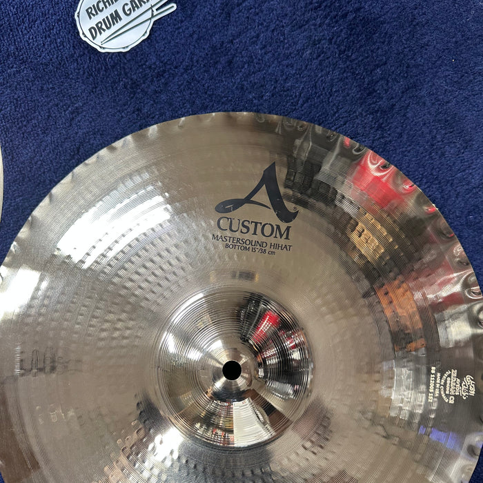 Zildjian 15" A Custom Mastersound Hi Hat Cymbals - FREE SHIPPING