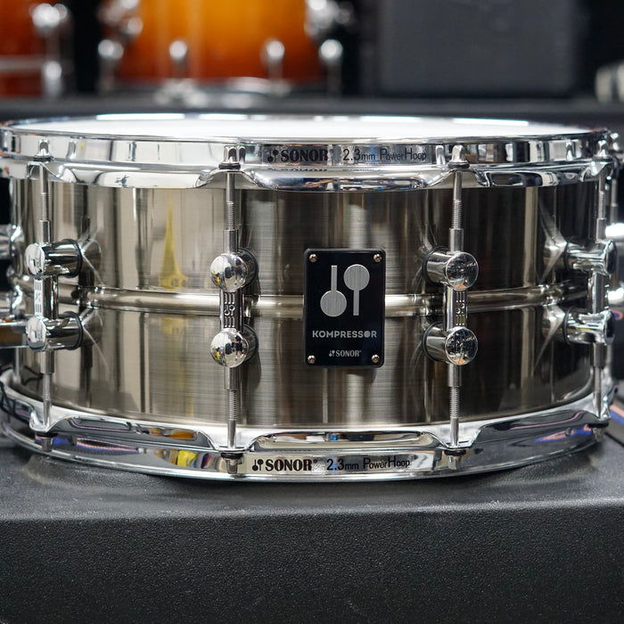 Sonor Kompressor Series Brass Snare Drum - 14" x 6.5"