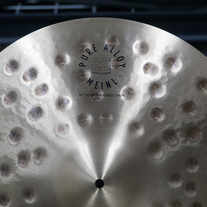 Meinl 18" Pure Alloy Extra Hammered Crash Cymbal - Free Shipping