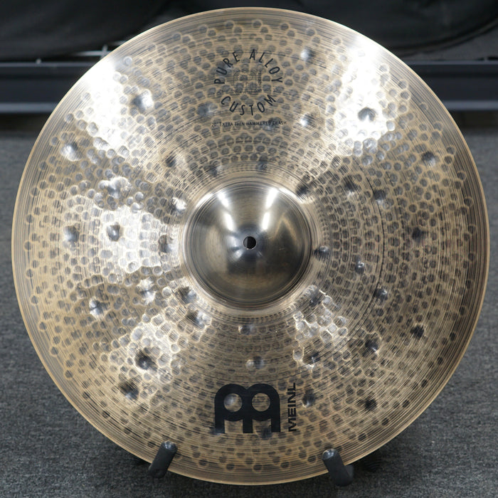 Meinl 20" Pure Alloy Custom Extra Thin Hammered Crash Cymbal - Free Shipping