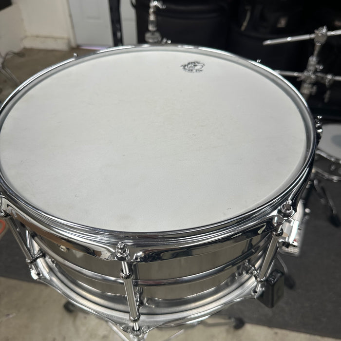 Pork Pie The Hip Pig Iron Snare Drum - 14" x 6.5"