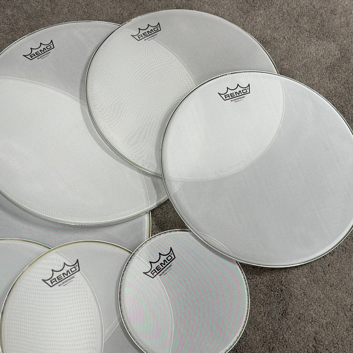 Remo Silentstroke Drum Heads 7 Pack - 8/10/12/14/16/22/14S - Free Shipping