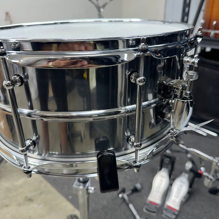 Pork Pie The Hip Pig Iron Snare Drum - 14" x 6.5"