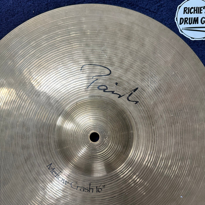 Paiste 16" Signature Mellow Crash Cymbal - Free Shipping