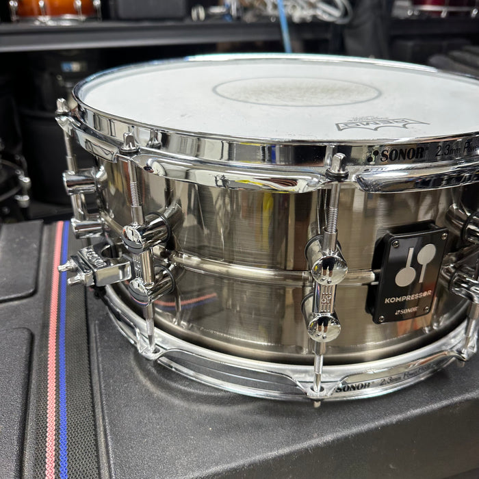 Sonor Kompressor Series Brass Snare Drum - 14" x 6.5"