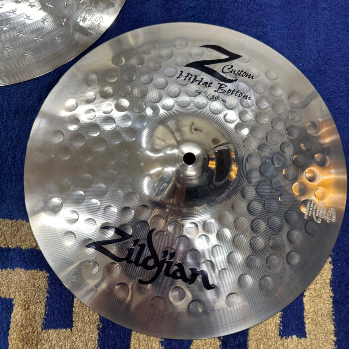 Zildjian 14" Z Custom Hi Hat Cymbals - Free Shipping