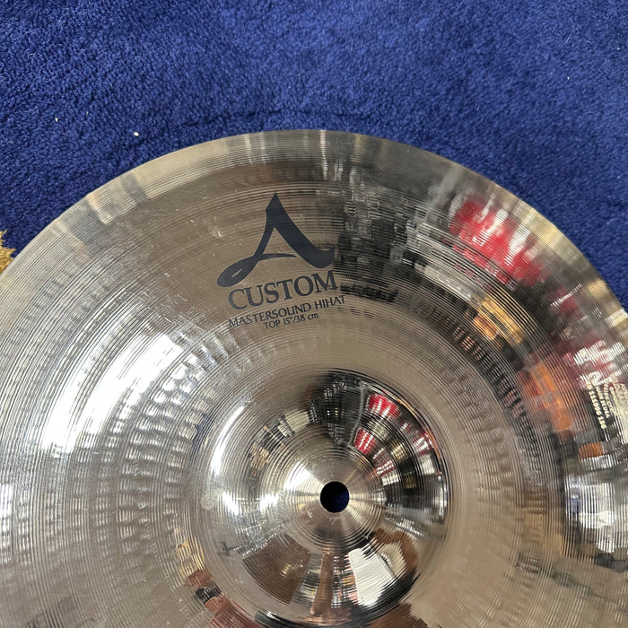 Zildjian 15" A Custom Mastersound Hi Hat Cymbals - FREE SHIPPING