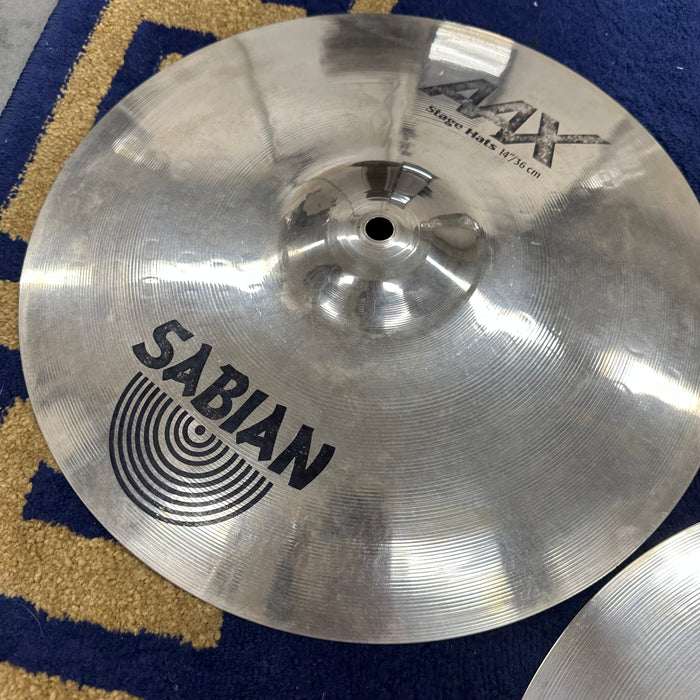 Sabian 14" AAX Stage Hi Hat Cymbals - Free Shipping