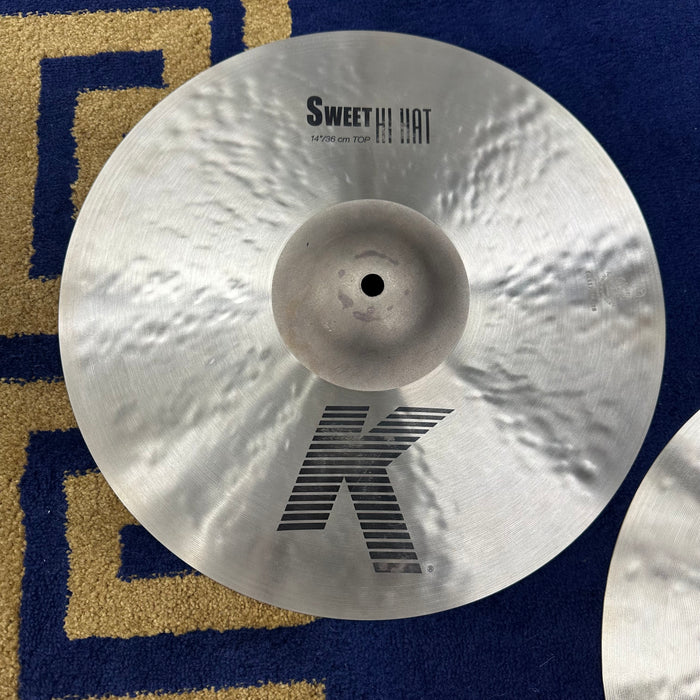 Zildjian 14" K Sweet Hi Hat Pair - Free Shipping