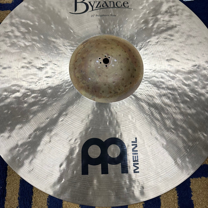 Meinl 21" Polyphonic Ride Cymbal - Repaired - Free Shipping on
