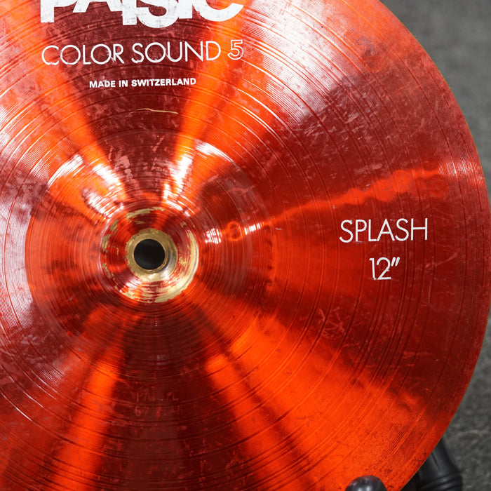 Paiste 12" Color Sound 5 Splash Cymbal - Free Shipping