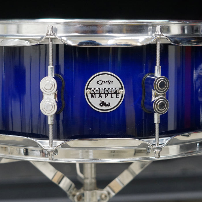 PDP Concept Maple Snare Drum - Blue Fade - 14" x 5.5"