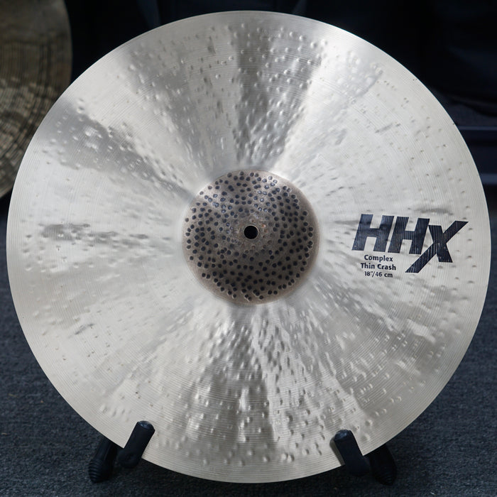 Sabian 18” HHX Complex Thin Crash Cymbal - FREE SHIPPING