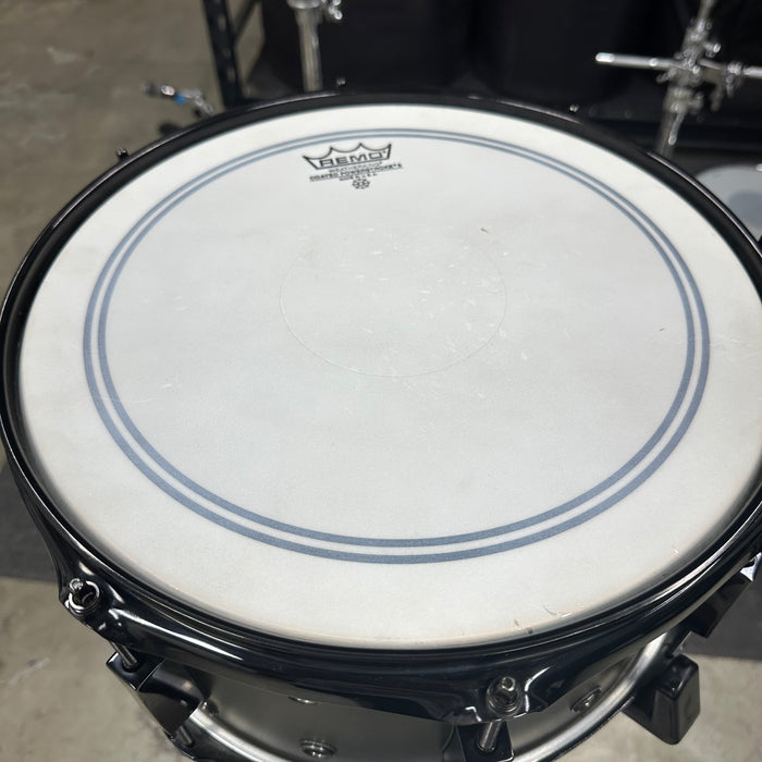 Pork Pie Little Squealer Snare - Black Ebony Satin - 13" x 7"