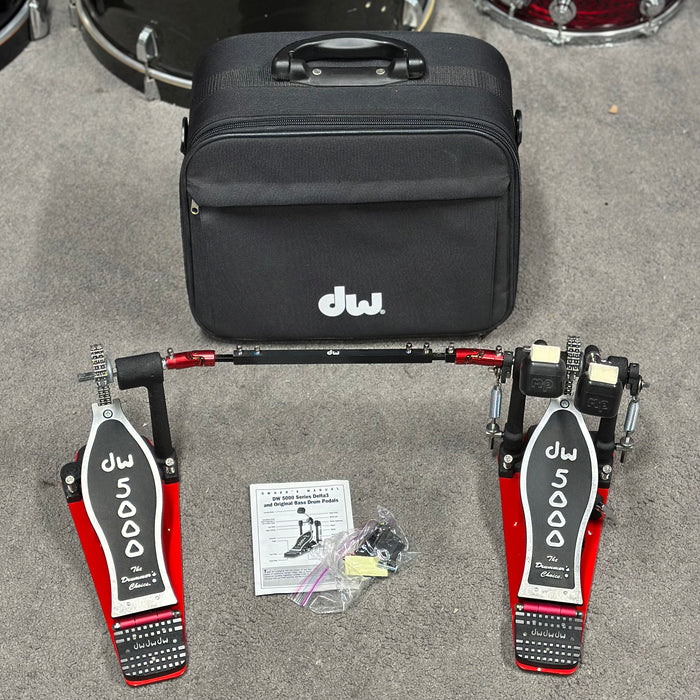 DW 5000 Series Double Bass Drum Pedal W/ Case