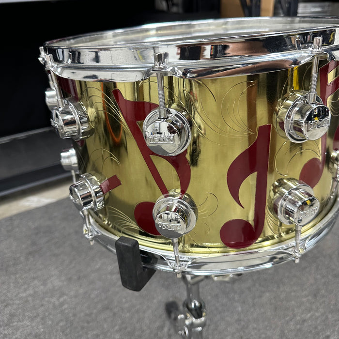 Herch Percussion Custom Brass Snare Drum - 14" x 8"