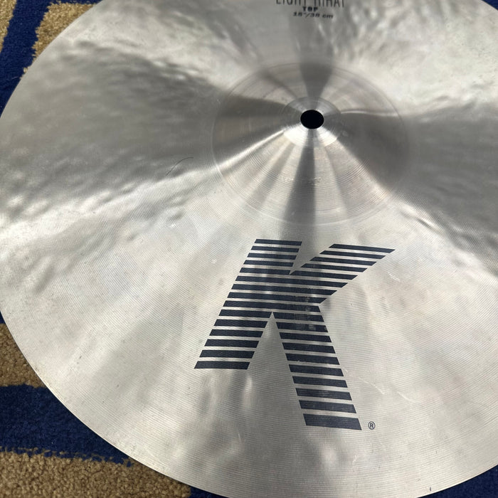 Zildjian 15" K Series Light Hi Hat Cymbals - Free Shipping