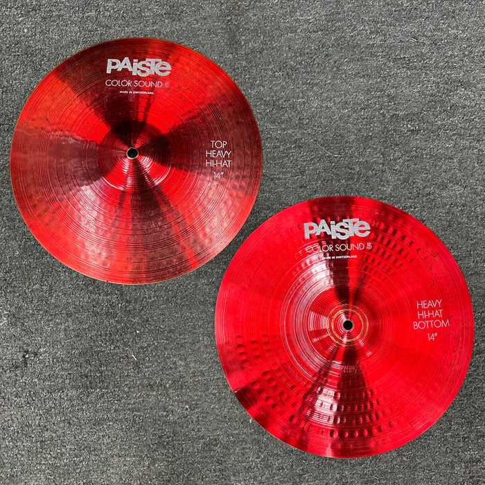 Paiste 14" Color Sound 5 Heavy Hi Hat Cymbals - Free Shipping