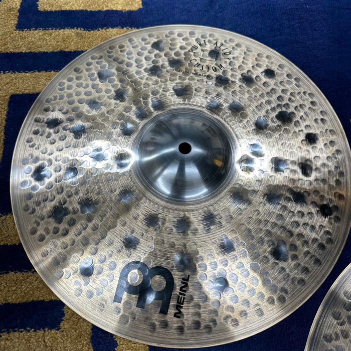 Meinl 15" Pure Alloy Custom Extra Thin Hammered Hi Hat Cymbals - Free Shipping