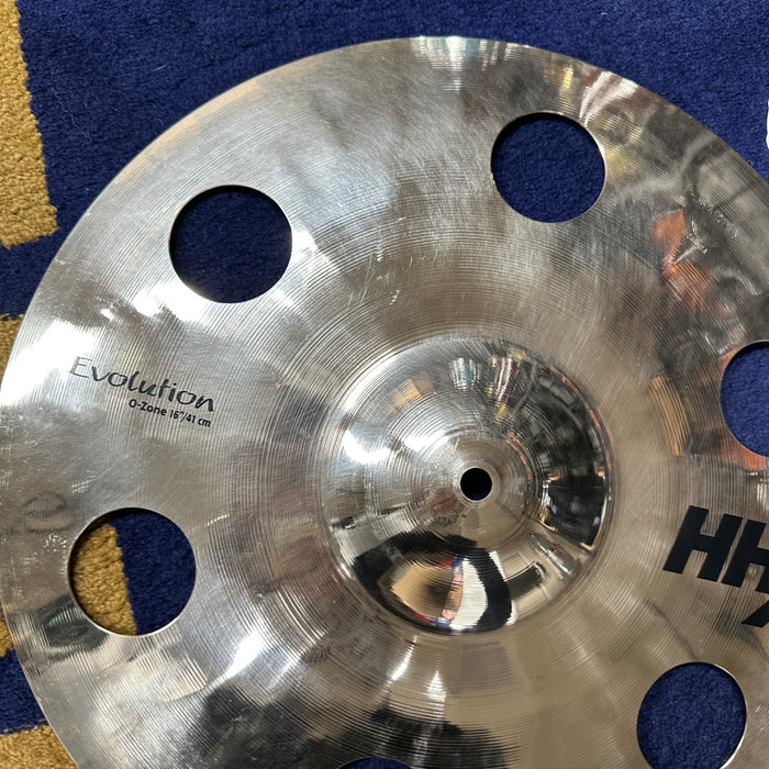 Sabian 16” HHX Evolution O-Zone Crash Cymbal - Free Shipping